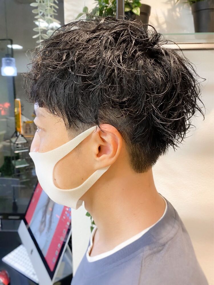 メンズのスパイラルが人気 無造作スパイラル 黒髪パーマ Amoute アムティ Hiro Amouteのヘアスタイル情報 Yahoo Beauty