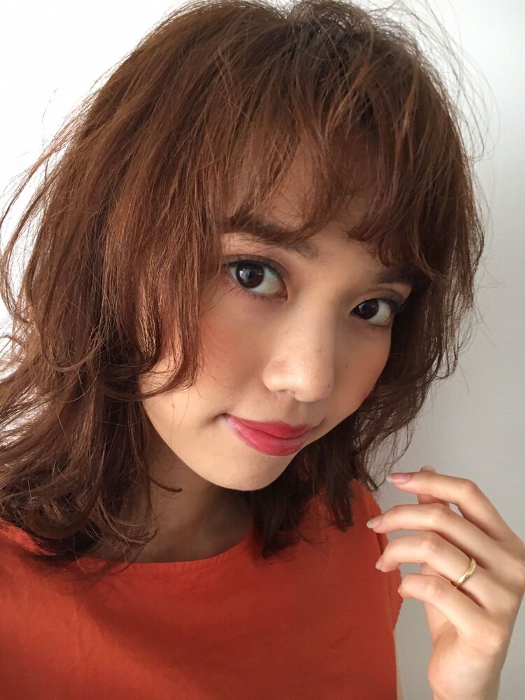 レイヤーウルフ 自由が丘buzz秋山友美 Buzz バズ Buzz自由が丘 秋山友美のヘアスタイル情報 Yahoo Beauty