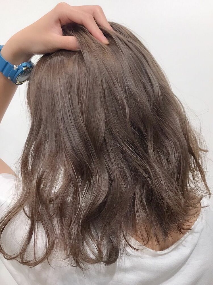 ハイトーンの憧れ ミルクティーベージュ Salon サロン Misakiのヘアスタイル情報 Yahoo Beauty