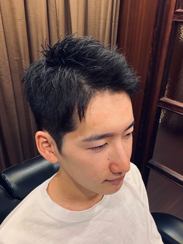 刈り上げないくらいの自然なビジネスショートスタイル Hiro Ginza 上野店 ヒロギンザ ウエノテン 孫田航平のヘアスタイル情報 Yahoo Beauty