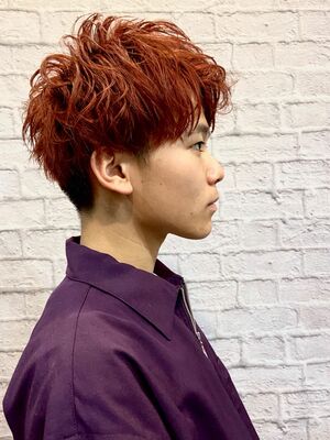 21年夏 メンズ レッド系の新着ヘアスタイル 髪型 ヘアアレンジ Yahoo Beauty