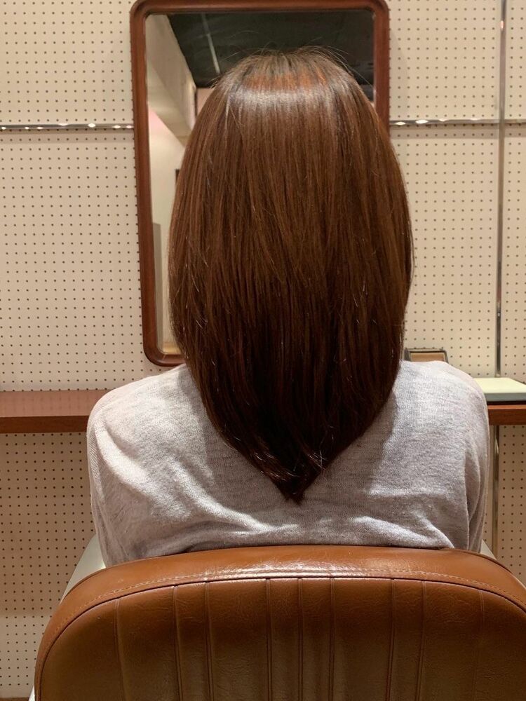 40代髪型ロング 石川智のヘアスタイル情報 Yahoo Beauty