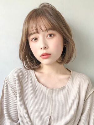 21年夏 韓国ボブ ミディアムの新着ヘアスタイル 髪型 ヘアアレンジ Yahoo Beauty