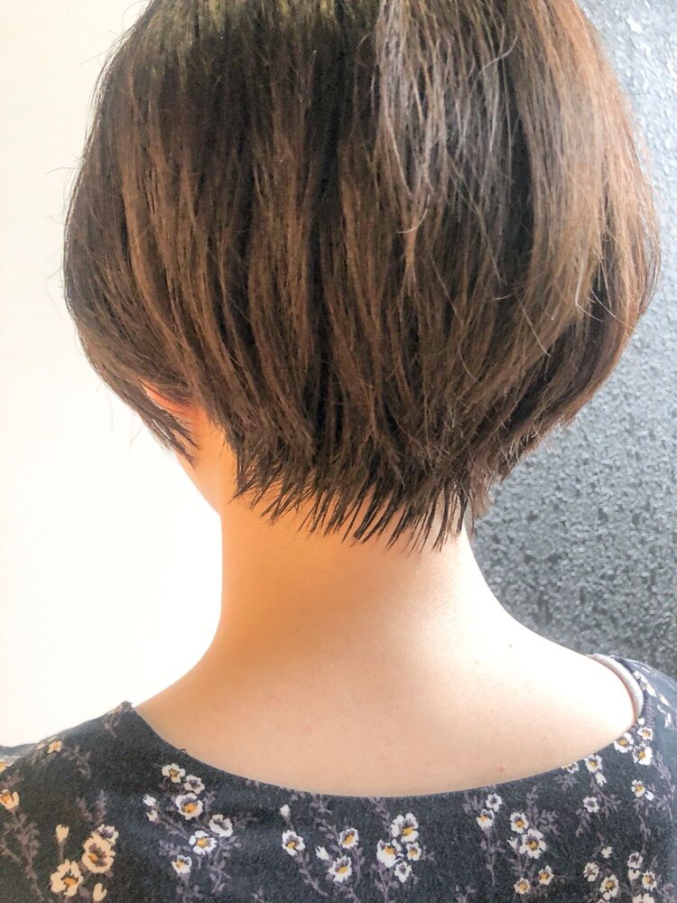 襟足可愛いマッシュショート Dydi表参道 ディディオモテサンドウ ほんだゆいのヘアスタイル情報 Yahoo Beauty