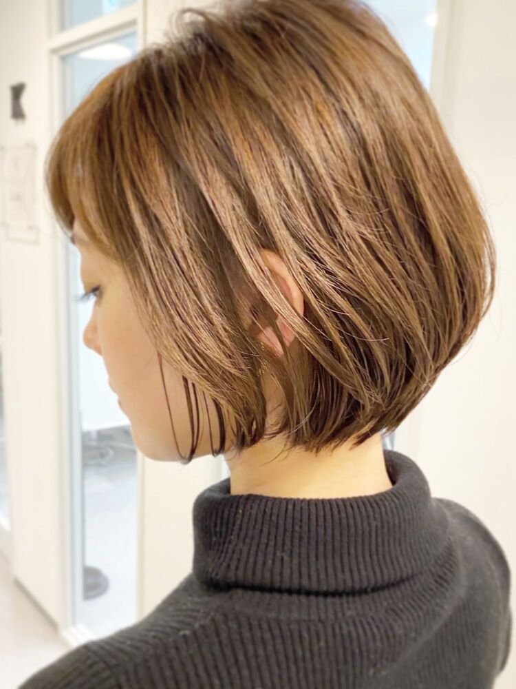 銀座 Vie つばさ カットが上手い ふんわり女性らしいショートボブ Vie 銀座二丁目 ヴィー ギンザニチョウメ つばさのヘアスタイル情報 Yahoo Beauty