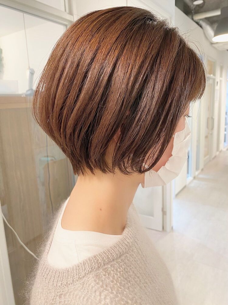 銀座 Vie つばさ カットが上手い 女性らしいショートボブ Vie 青山 表参道 ヴィー アオヤマオモテサンドウ つばさのヘアスタイル情報 Yahoo Beauty