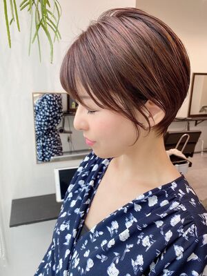 40代 前下がりショートボブ 前髪ありの髪型 ヘアスタイル ヘアカタログ 人気順 Yahoo Beauty ヤフービューティー