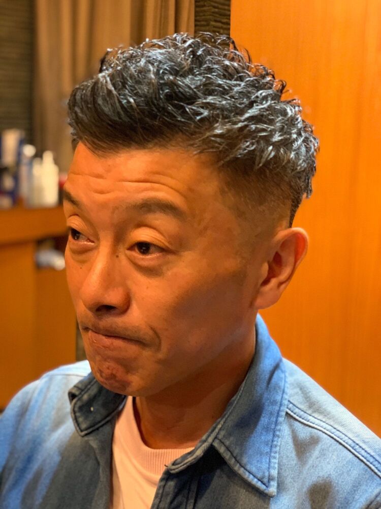 50代60代こそこだわりを かっこいいワイルド系ダンディフェードショート ヘアモードキクチ銀座店 ヘアモードキクチギンザテン 銀座の高級刈上師兼パーマ屋さんのヘアスタイル情報 Yahoo Beauty