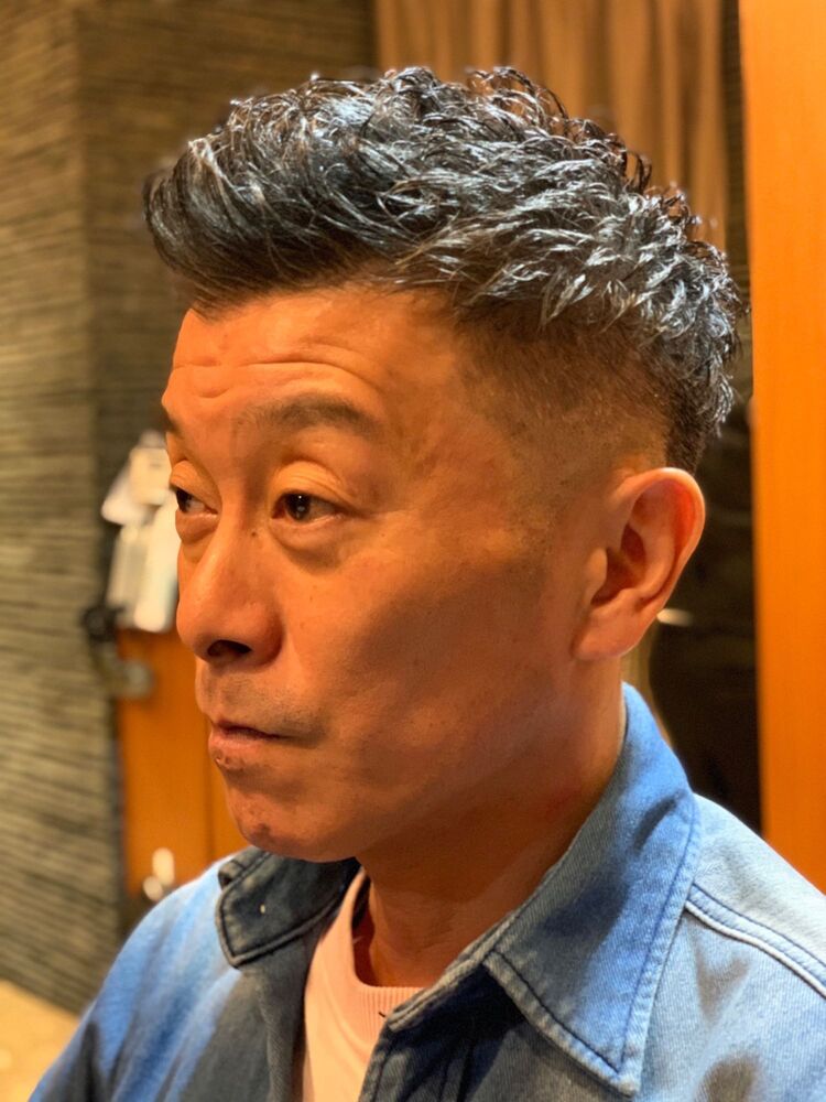 50代60代こそこだわりを かっこいいワイルド系ダンディフェードショート ヘアモードキクチ銀座店 ヘアモードキクチギンザテン 高級刈上師宮島隆史のヘアスタイル情報 Yahoo Beauty