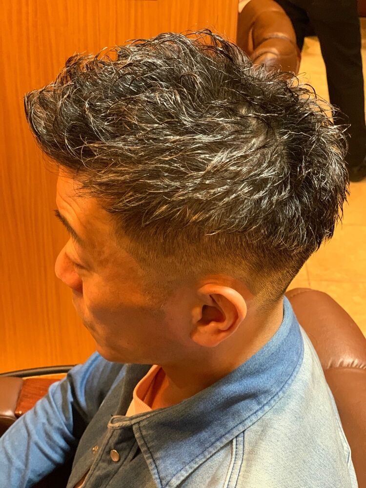 50代60代こそこだわりを！！かっこいいワイルド系ダンディフェードショート｜ヘアモードキクチ銀座店（ヘアモードキクチギンザテン）銀座の高級刈