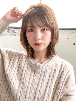 21年春夏 ミディアムレイヤーの人気ヘアスタイル 髪型 ヘアアレンジ Yahoo Beauty