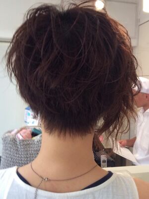 ウェーブパーマ ショートの髪型 ヘアスタイル ヘアカタログ 人気順 Yahoo Beauty ヤフービューティー