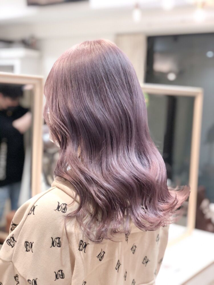 ラベンダーピンクミルクティー Elyts Omotesando エリーツ オモテサンドウ Sakiのヘアスタイル情報 Yahoo Beauty