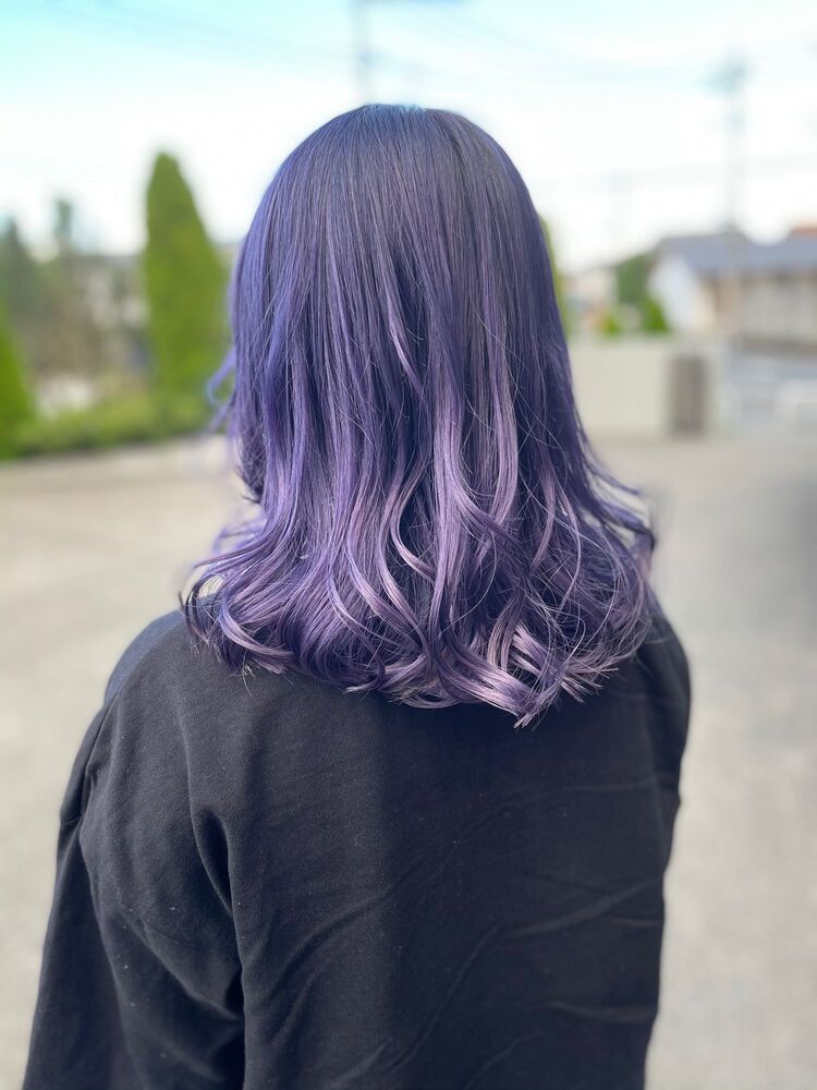 ラベンダーグラデーション 石田章浩のヘアスタイル情報 Yahoo Beauty
