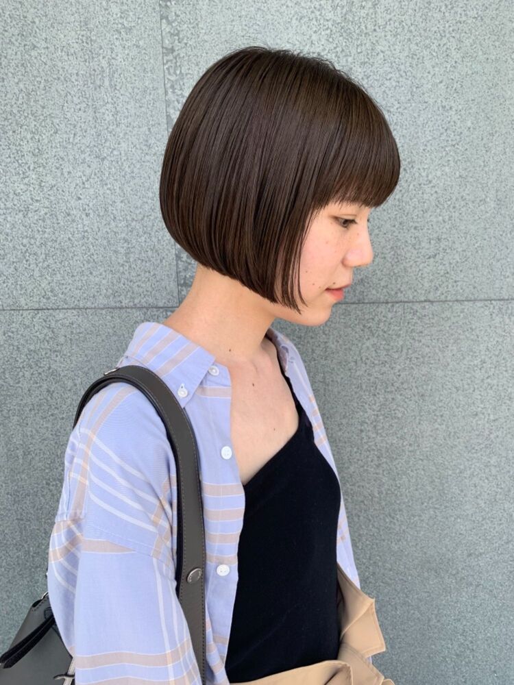 ワンレンショートボブ Coohair クーヘアー 田中 翔子のヘアスタイル情報 Yahoo Beauty