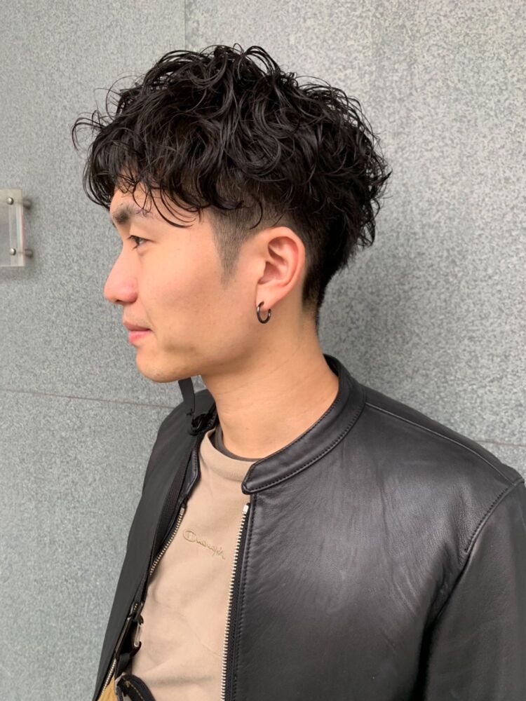 ツーブロックパーマスタイル｜coohair（クーヘアー）田中 翔子のヘアスタイル情報｜Yahoo! BEAUTY