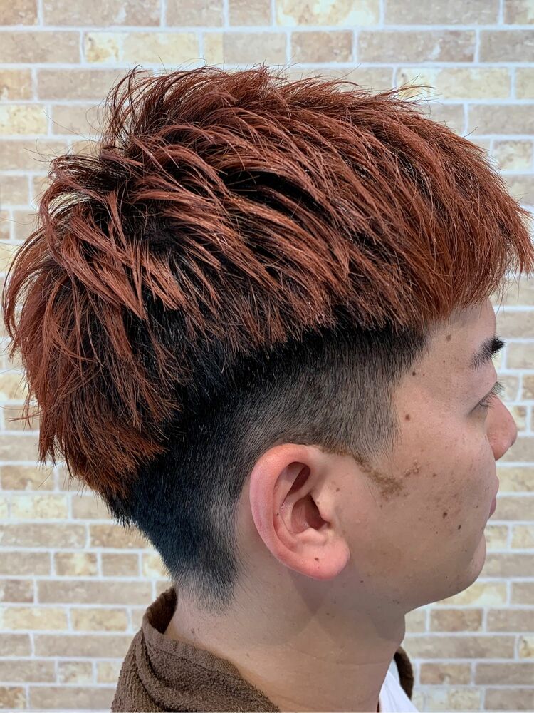 派手な髪色も以外といい Earth 菊名店 アース キクナテン Naoki ショートボブ特化のヘアスタイル情報 Yahoo Beauty