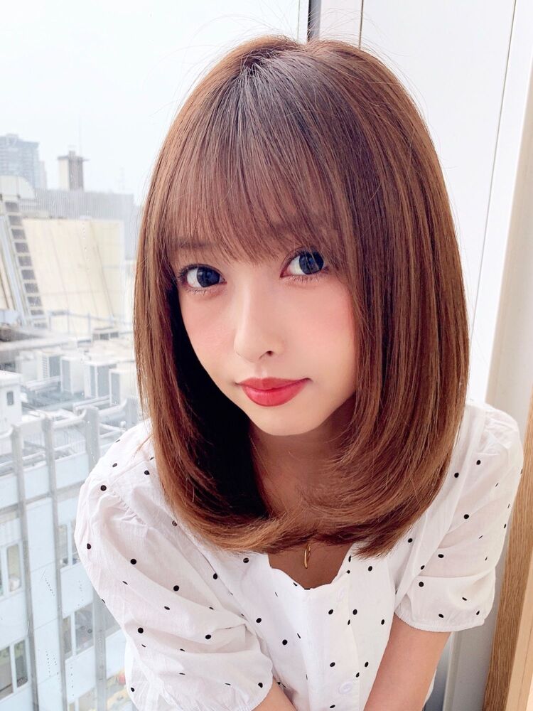 愛され内巻きミディアムヘア代30代40代 Afloat Ruvua アフロート ルヴァ 渋谷美容師大沢かおりのヘアスタイル情報 Yahoo Beauty