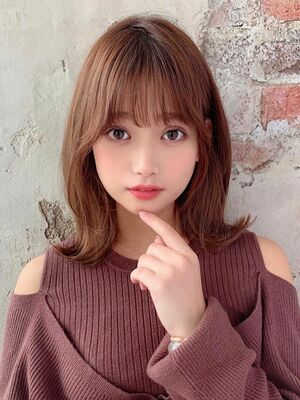 韓国レイヤーカット ミディアムの髪型 ヘアスタイル ヘアカタログ 人気順 Yahoo Beauty ヤフービューティー