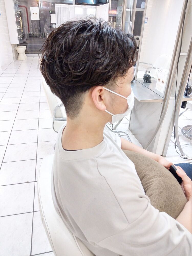 伸ばしかけメンズパーマスタイル Hair Nail Muse 稲毛店 ヘアアンドネイル ミューズ イナゲテン 荒川雄平のヘアスタイル情報 Yahoo Beauty