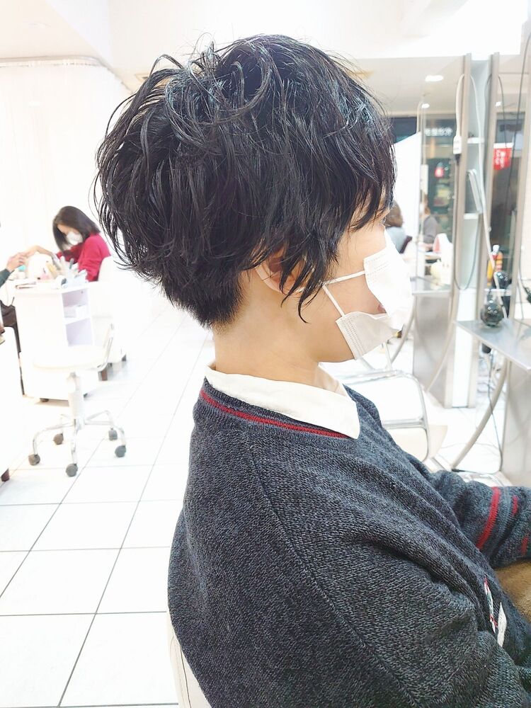 寝癖風パーマ 刈り上げ Hair Nail Muse 稲毛店 ヘアアンドネイル ミューズ イナゲテン 荒川雄平のヘアスタイル情報 Yahoo Beauty