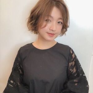 Euphoria斎藤仁美代30代40代 小顔 ひし形セミディ Euphoria 新宿店 ユーフォリア シンジュクテン Euphoria齋藤仁美のヘアスタイル情報 Yahoo Beauty